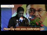 Azmin Ali: Selangor Pakatan Rakyat's 2nd Anniversary Celebration (Part 1)