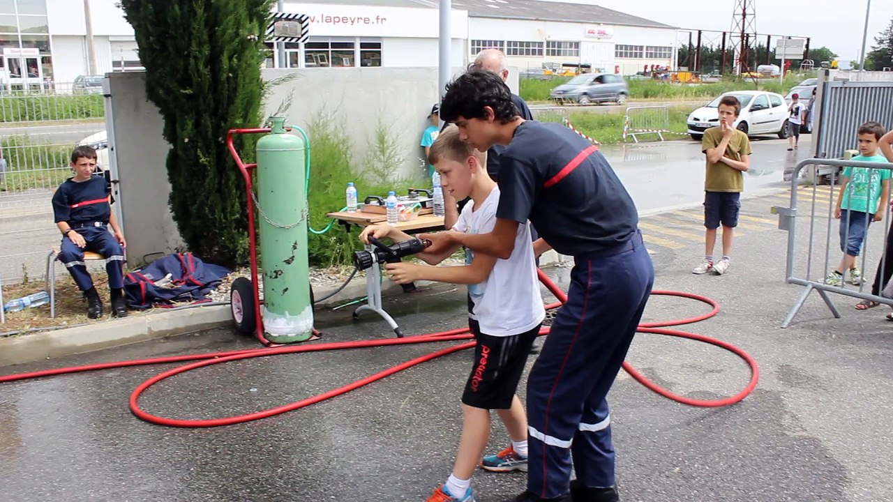 Portes ouvertes au centre de secours de Manosque : Atelier enfant