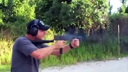 People shooting guns