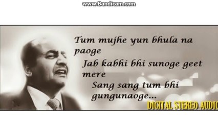 Tum Mujhe Yun Bhula Na Paoge Mohammed Rafi Pagla Kahin Ka 1970