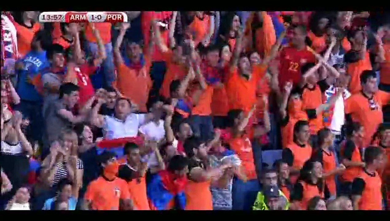 Goal Marcos Pizzelli - Armenia 1-0 Portugal - 13-06-2015