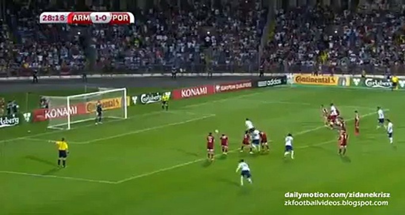 1-1 Cristiano Ronaldo Penalty-Kick Goal | Armenia v. Portugal 13.06.2015