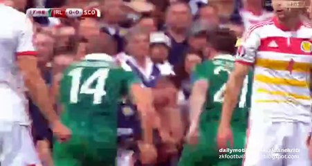 1-0 Jonathan Walters Goal | Ireland v. Scotland 13.06.2015