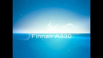 Finnair A330 rainy weather take-off (Helsinki-Vantaa Finland)