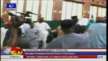 Commotion As APC Lawmakers Oppose Senate President's Visit To House