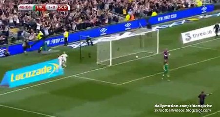Shaun Maloney Goal 1:1 - Ireland v. Scotland 13.06.2015