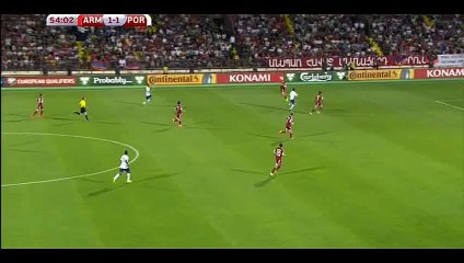 Goal Cristiano Ronaldo - Armenia 1-2 Portugal - 13-06-2015