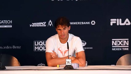 Stuttgart - Nadal: "Es una buena noticia alcanzar una final en hierba"
