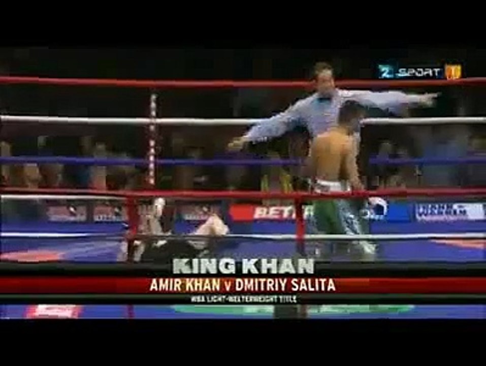 Amir Khan Fight With Israeli Boxer & Amir Khan Knocked Out