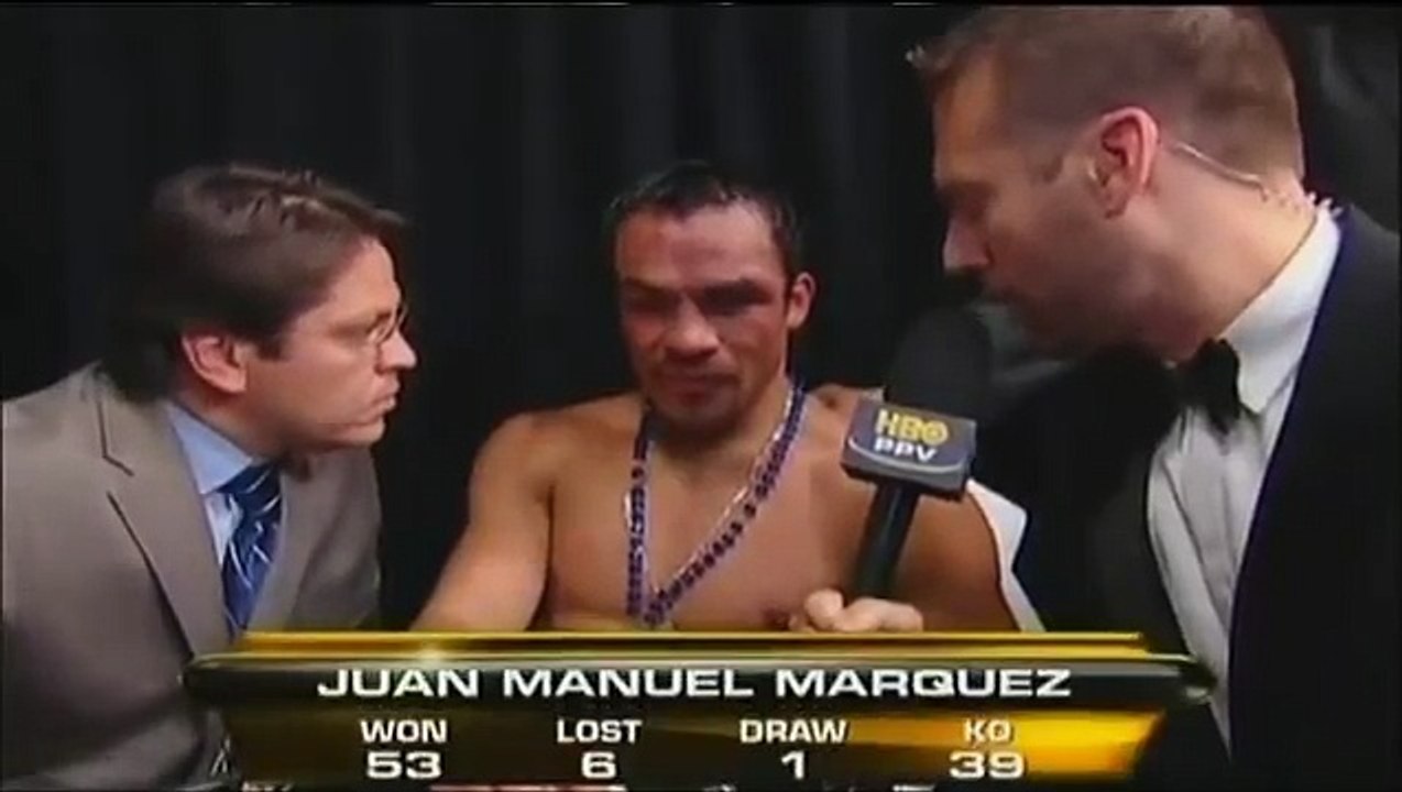 Marquez vs Pacquiao 3 post fight interview