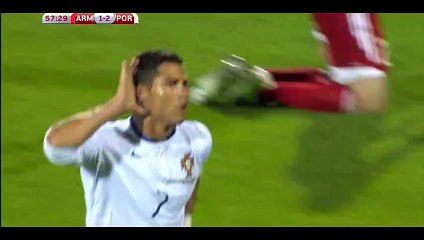 Goal Cristiano Ronaldo - Armenia 1-3 Portugal - 13-06-2015