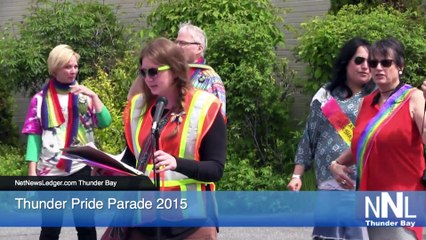 Thunder Pride Parade Introductions and Speeches - June 13 2015