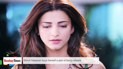 Shruti Haasan Buys Herself a Pair of Fancy Wheels-Vm7IeCz15bs