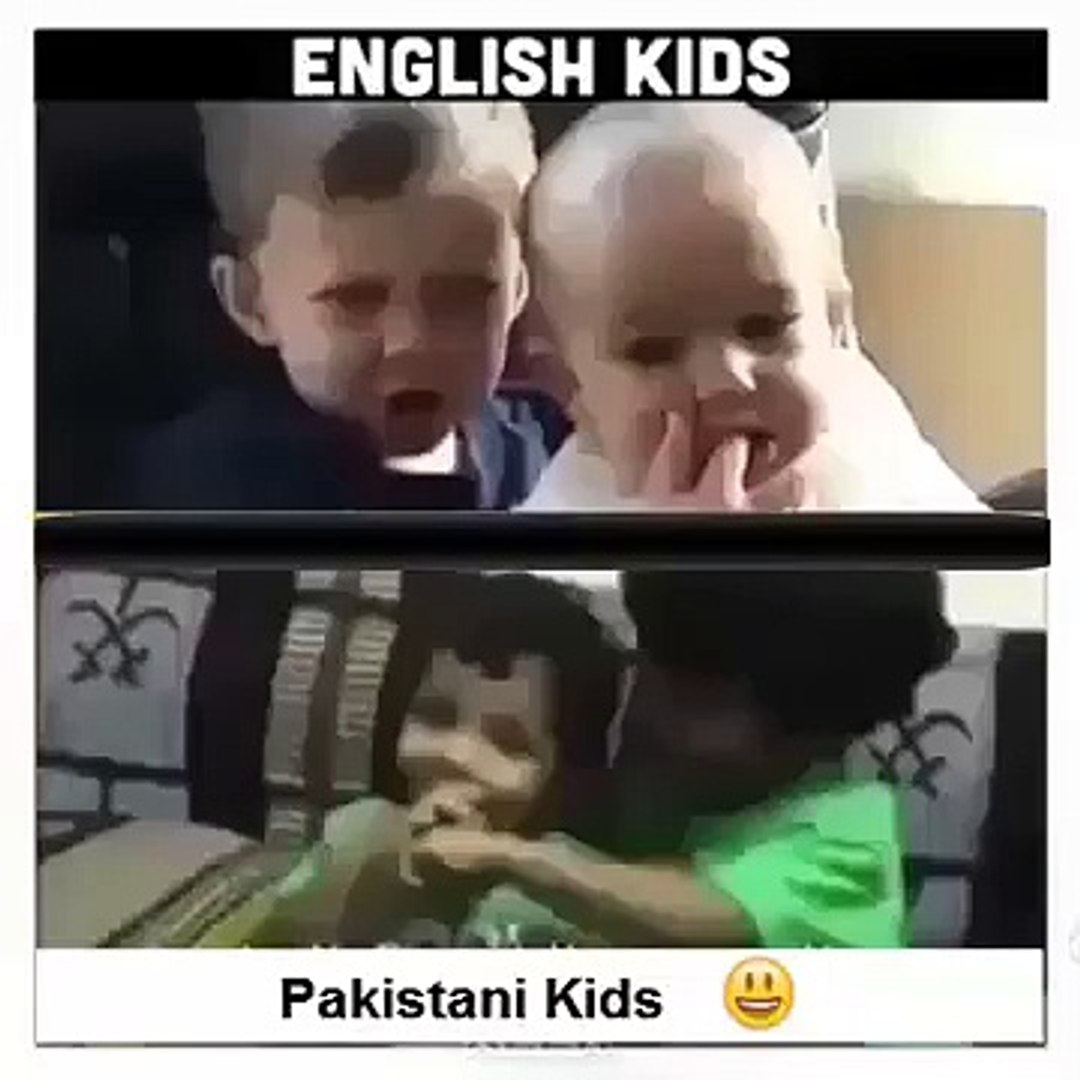 English kids vs. Pakistani kids