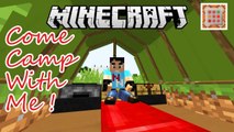 Minecraft Beautiful CAMPS & CAMPFIRE One Command Creations NikNikamTV