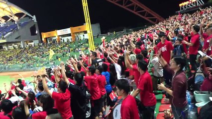 20141023 Lamigo 總冠軍 大師兄超有氣勢加油