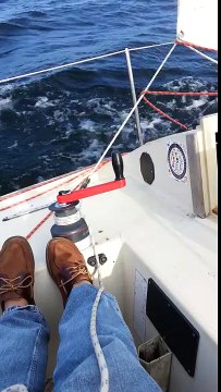 Sailing J24 Gloria on Lake Champlain
