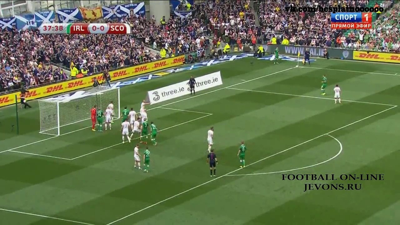 Ireland 1 - 1 Scotland All Goals and Highlights HD 13.06.2015