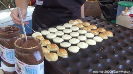 London Street Food. The Dutch Sweet Pancakes from the Netherlands. Camden Lock Market