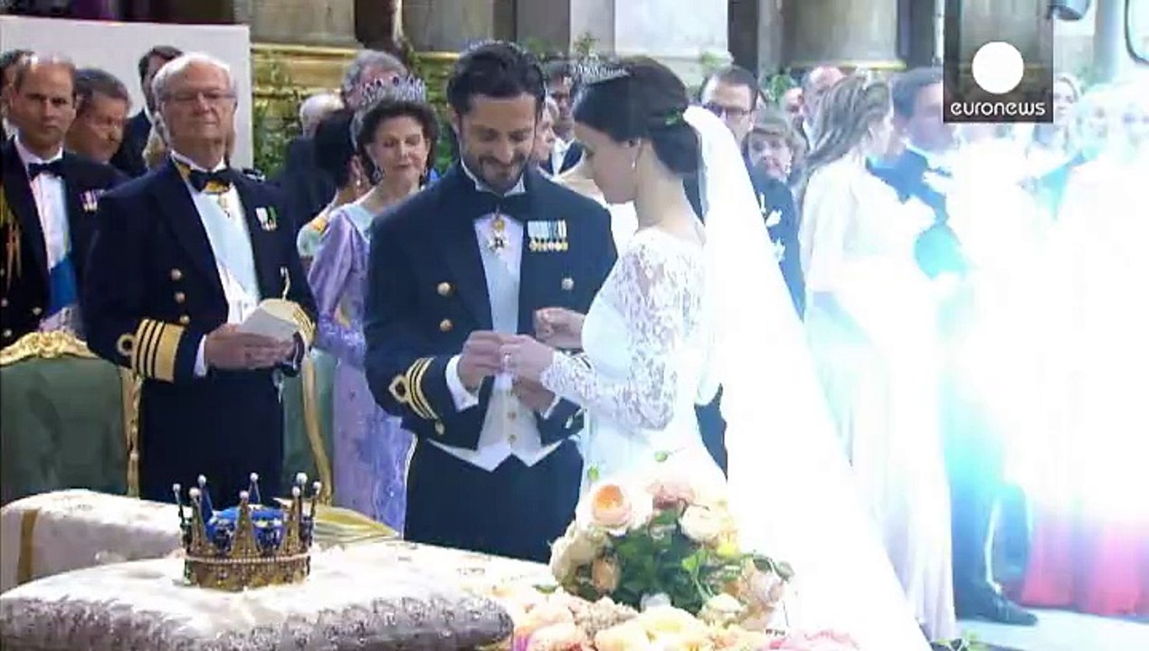 Royale traumhochzeit: schwedenprinz heiratet bikini-modell