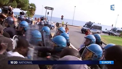 À la frontière franco-italienne, la police repousse les migrants