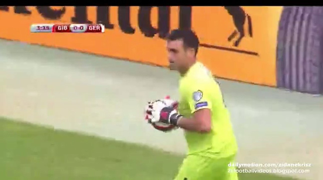 Ruddy Great Long Range Shot - Gibraltar v. Germany 13.06.2015