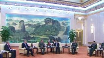 CHINESE PRESIDENT Hu Jintao meets Russian NEW DEFENSE MINISTER Sergei Shoigu in BEIJING