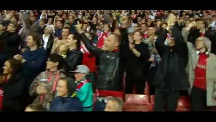 Goal Poulsen - Denmark 1-0 Serbia - 13-06-2015