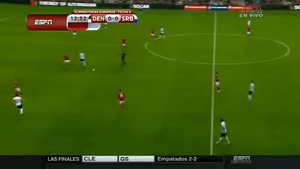 Yussuf Poulsen Goal Denmark 1-0 Serbia 13.06.2015