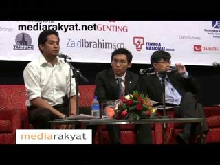 Khairy Grilled By The Students 09/08/2009 (Pt 1)