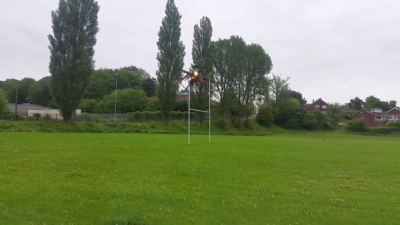 Steves 330 quadcopter with tuned up p.i.d settings