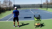 SLOW MOTION -  Tennis Slice Backhand Technique