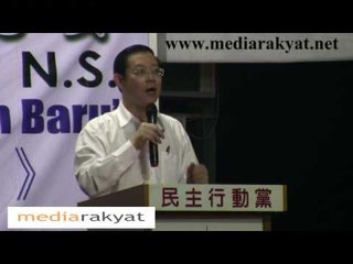 Bagan Pinang By-Election: Lim Guan Eng 08/10/2009 (Part 1)