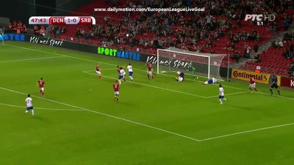 Aleksandar Mitrovic Big Chance _ Denmark - Serbia 13.06.2015 HD