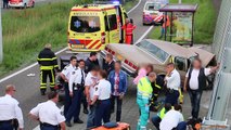 Caferuzie mondt uit in ernstig ongeval op de A58 bij Breda (2014-05-04)