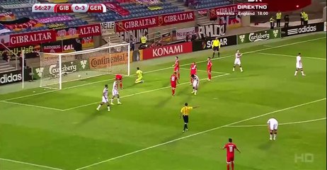 Karim Bellarabi Goal | Gibraltar 0-4 Germany 13.06.2015 HD