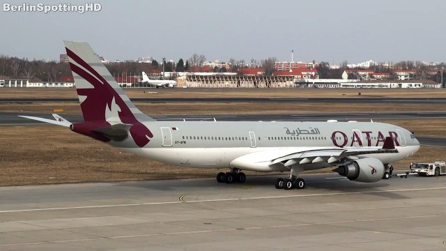 Qatar Airways Airbus A330 Takeoff at Berlin Tegel Airport HD (1080p)