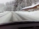 Starker Heftiger Schneefall in Spital/Phyrn Österreich Austria