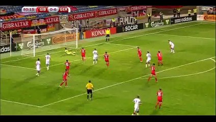 Goal  Kruse - Gibraltar 0-7 Germany - 13-06-2015