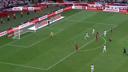 Robert Lewandwski All 3 Goals (Hattrick) - Poland 4-0 Georgia 13.06.2015 HD