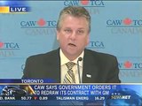 Canadian Government Threatens/Blackmailing Canadian auto workers Union