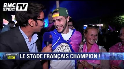 Finale Top 14 : les supporters du Stade Français fous de joie !