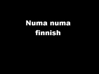 Numa Numa (Finland version)