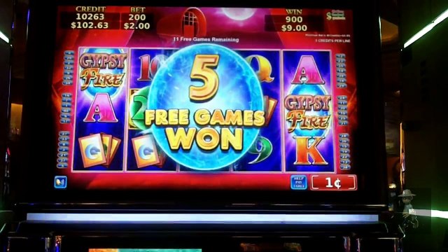 ☆JACKPOT HANDPAY☆ Konami - Gypsy Fire Slot Bonus MAX BET