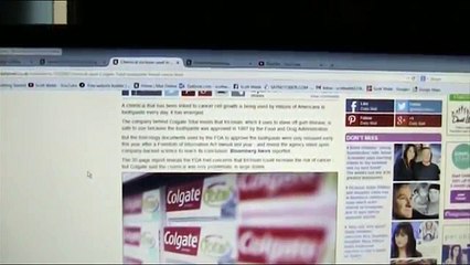 Chemical used by Colgate Total toothpaste is linked to cancer and reduced sperm counts