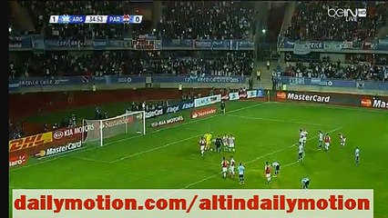 Messi Penalty kick Goal 2:0 | Argentina vs Paraguay