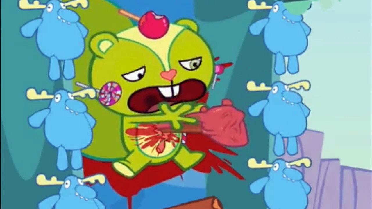 Everything wrong with Happy Tree Friends-Wrong side of the tracks