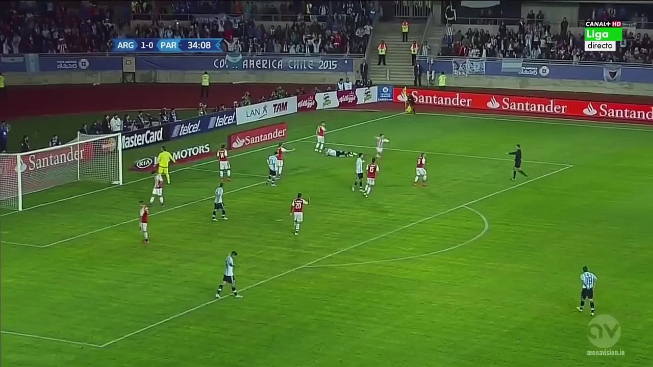 Lionel Messi penalty Goal 2:0 | Argentina vs Paraguay 13.06.2015