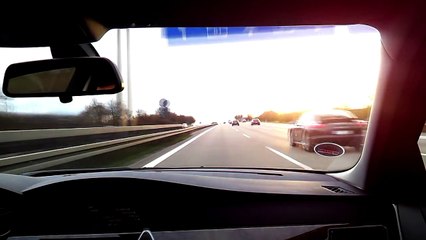 BMW 530i E60 240 km/h Autobahn