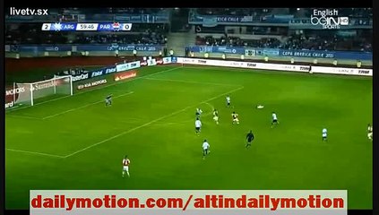 Valdez Amazing Goal Argentina 2:1 Paraguay